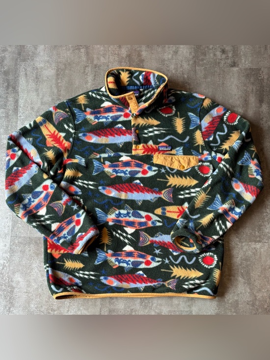 Patagonia Other - Patagonia Salmon Energy Snap T Fleece Sweater Mens Large
